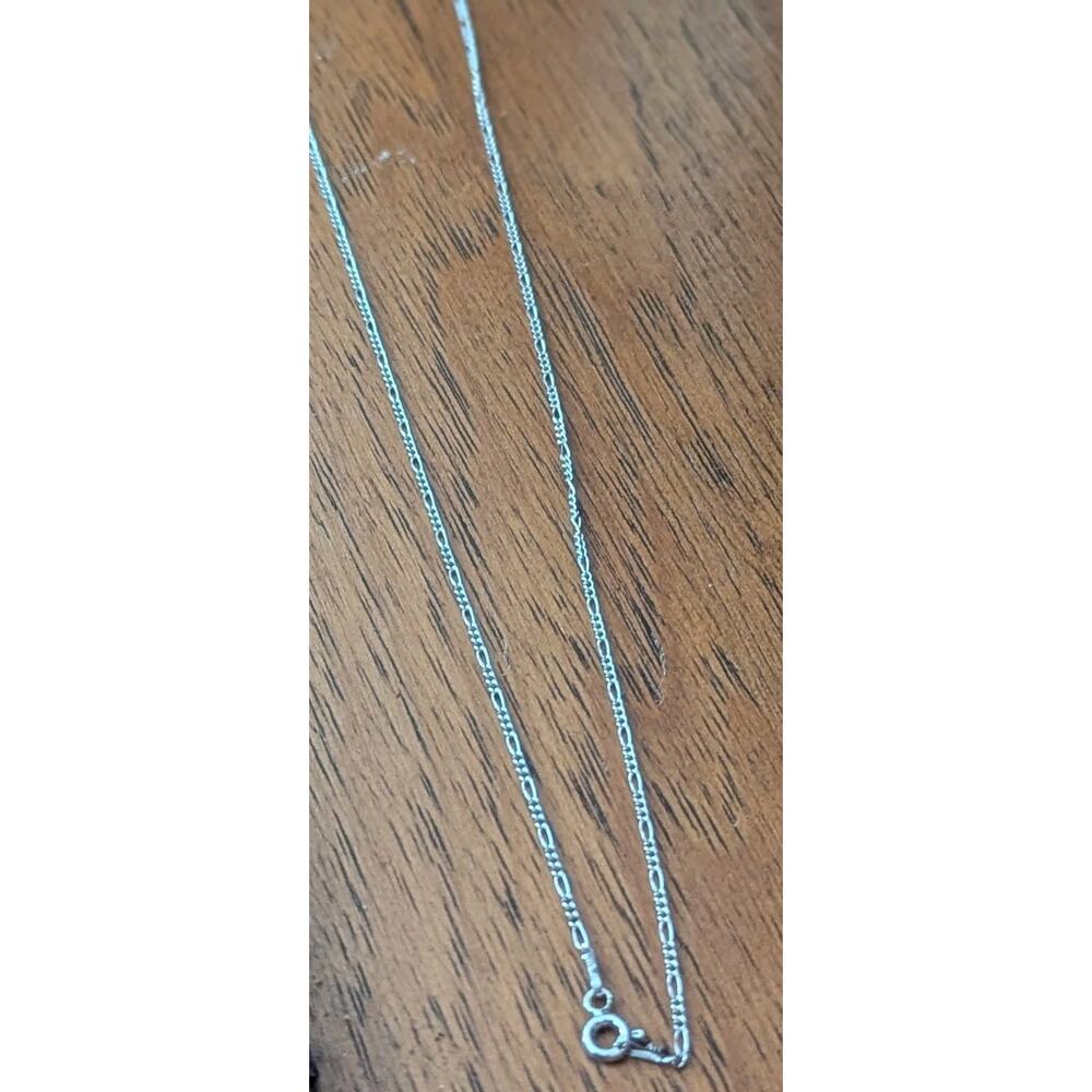 Sterling Silver 18" Figaro 4mm Chain Necklace – Made in Italy Silver Treasures